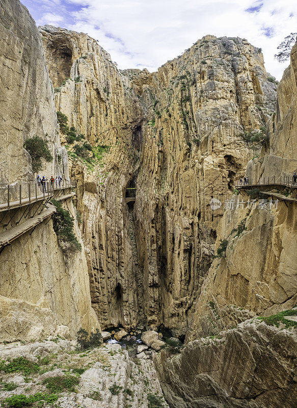 El Caminito del Rey，安达卢西亚壮观的小路(西班牙)